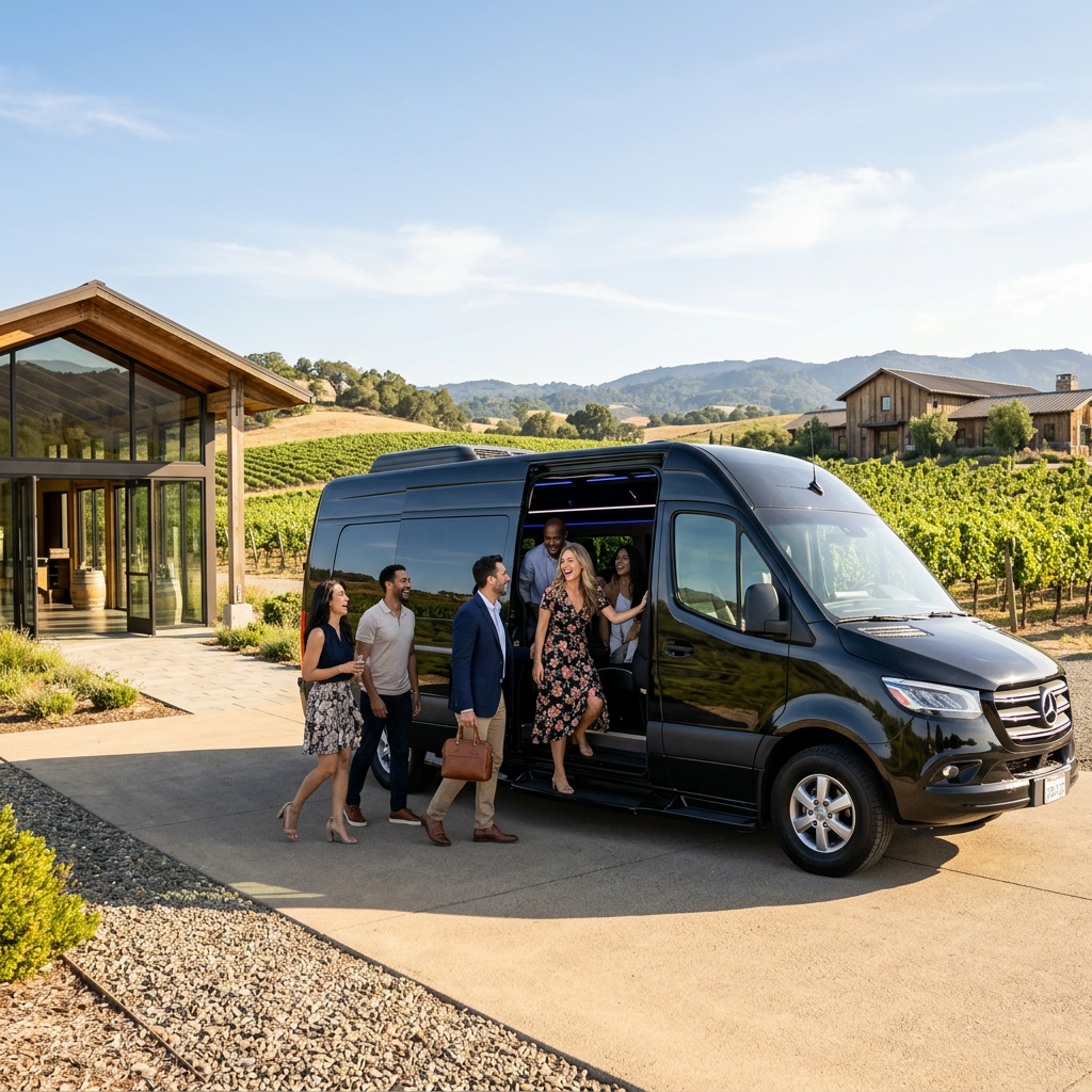Ride Eaze private Napa Valley wine tour transportation for couples and groups