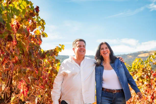 Guests celebrating on a Napa Valley wine tour with Ride Eaze
