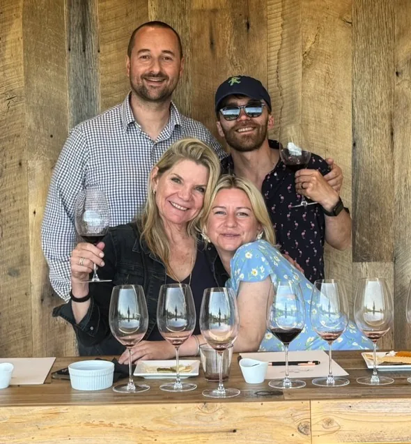 Ride Eaze clients enjoying a private Napa Valley wine tour